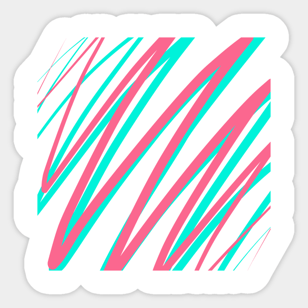 80s 90s retro pattern Sticker by IEatFanBoys